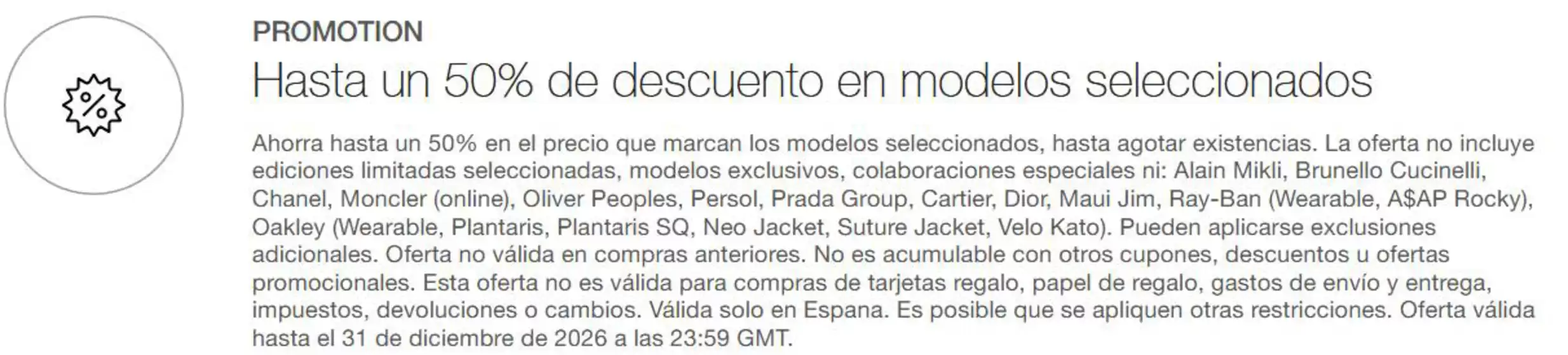 Catálogo Sunglass Hot | Promotion | 2026-03-05T00:00:00.000Z - 2026-12-31T00:00:00.000Z