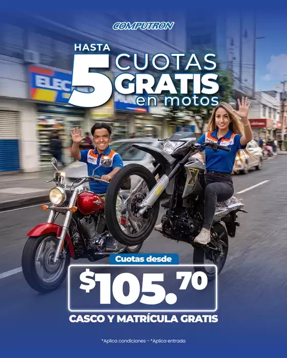Catálogo Computron en Antonio Ante | Hasta 5 coutas gratis en motos | 2026-03-06T00:00:00.000Z - 2026-03-31T00:00:00.000Z