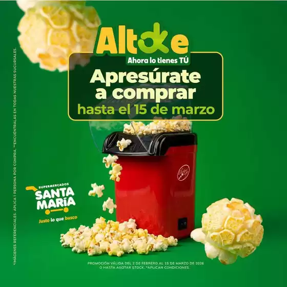 Catálogo Santa Maria en Milagro | Descuentos y promociones | 2026-02-02T00:00:00.000Z - 2026-03-15T00:00:00.000Z