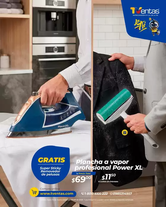 Catálogo TVentas en Guayllabamba | Ofertas principales para todos los cazadores de gangas | 2026-03-11T00:00:00.000Z - 2026-03-15T00:00:00.000Z