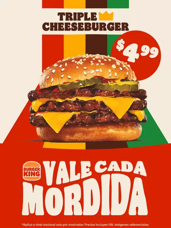 Catálogo Burger King en Ambato | Triple Cheeseburger  | 2026-03-12T00:00:00.000Z - 2026-03-31T00:00:00.000Z