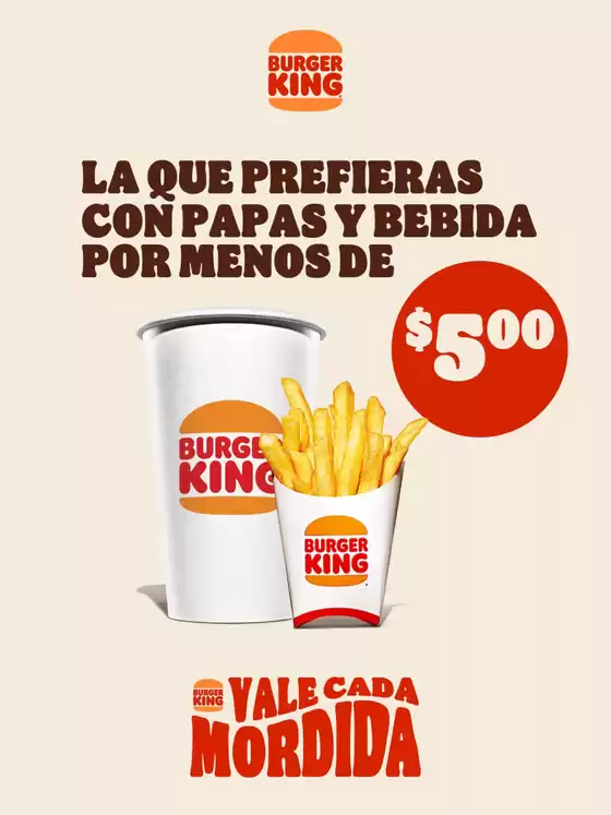 Catálogo Burger King en Pichincha | La que prefieras con papas y bebida por menos de $5 | 2026-03-17T00:00:00.000Z - 2026-03-31T00:00:00.000Z