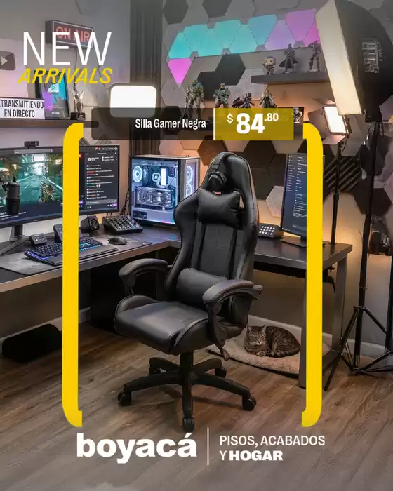 Catálogo Boyacá en Cuenca | Silla Gamer Negra  | 2026-03-18T00:00:00.000Z - 2026-03-31T00:00:00.000Z