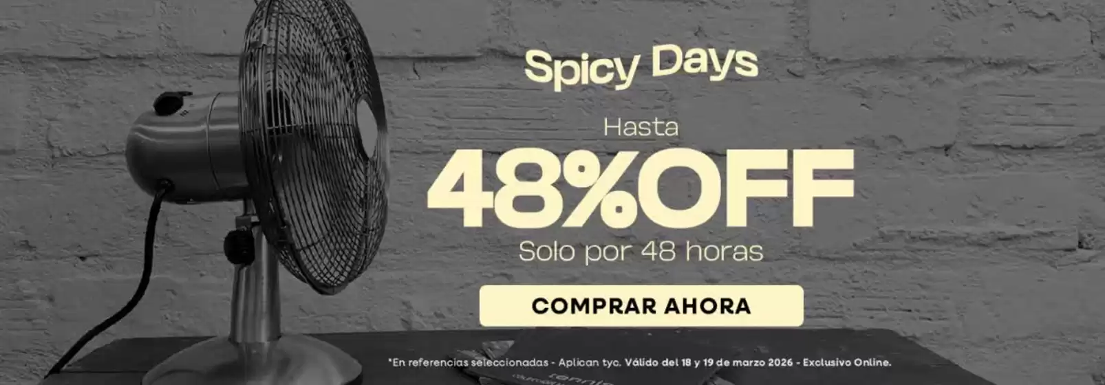 Catálogo Tennis | Spicy Days  | 2026-03-19T00:00:00.000Z - 2026-03-19T00:00:00.000Z