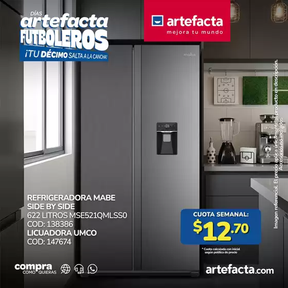Catálogo Artefacta en Cuenca | Ofertas especiales para ti | 2026-03-19T00:00:00.000Z - 2026-04-02T00:00:00.000Z