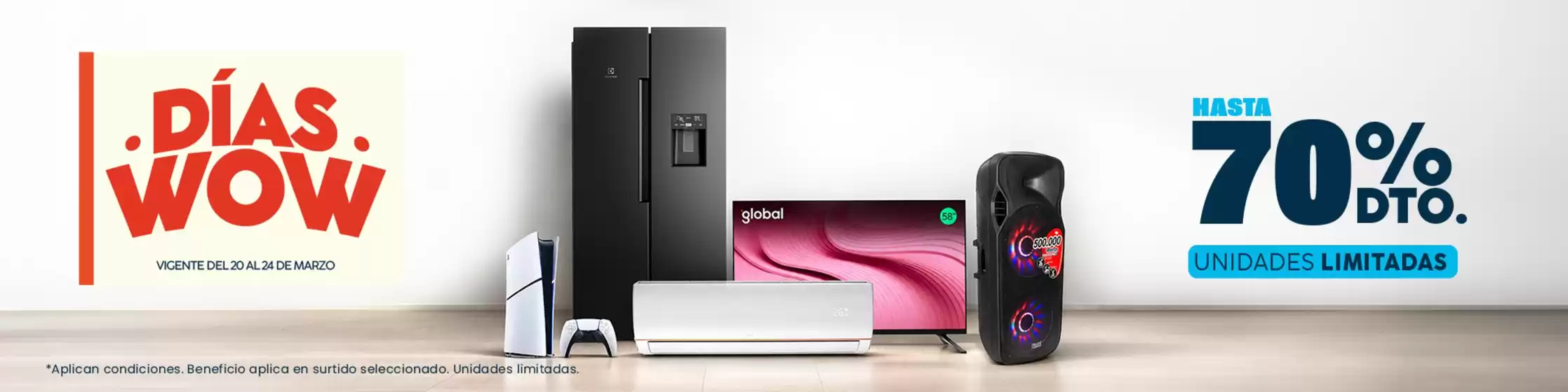 Catálogo Marcimex en Montecristi | Gran variedad de ofertas | 2026-03-20T00:00:00.000Z - 2026-03-24T00:00:00.000Z