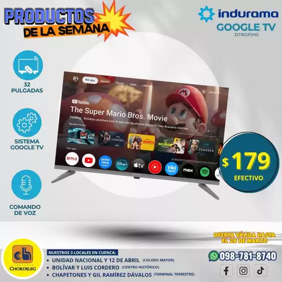 Catálogo Almacenes Chordeleg | Productos de la semana | 2026-03-26T00:00:00.000Z - 2026-04-19T00:00:00.000Z