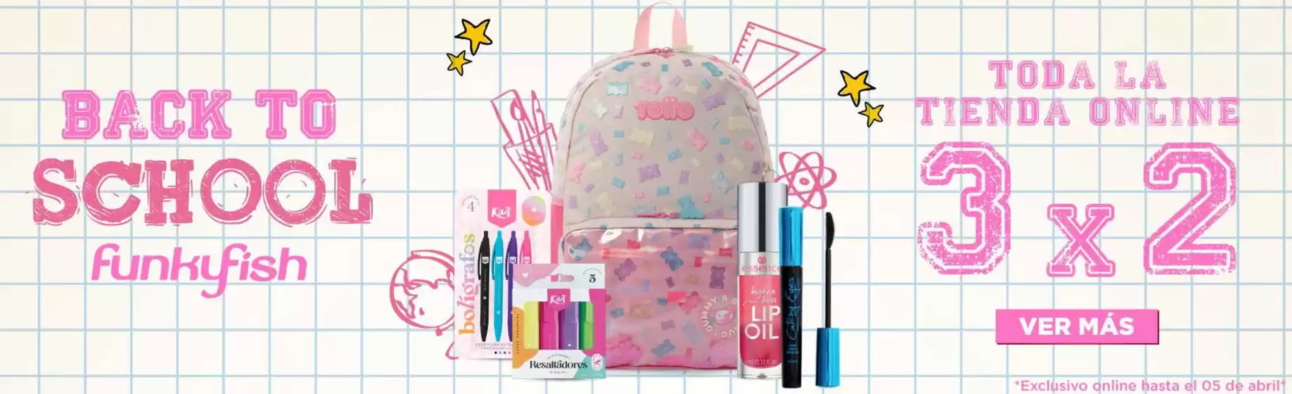 Catálogo Funky Fish en Cuenca | Back to school | 2026-03-26T00:00:00.000Z - 2026-04-05T00:00:00.000Z