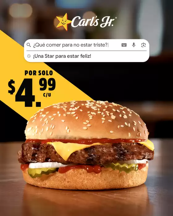Catálogo Carl's Jr. en Cuenca | Por solo $4.99 | 2026-03-27T00:00:00.000Z - 2026-04-19T00:00:00.000Z