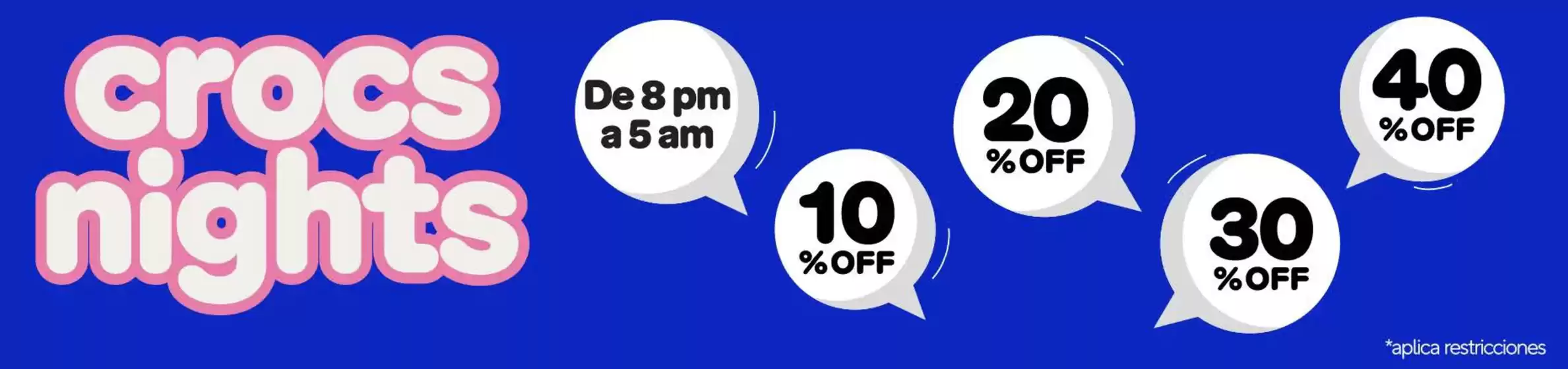 Catálogo Crocs en Sangolquí | Crocs Nights | 2026-03-30T00:00:00.000Z - 2026-04-19T00:00:00.000Z