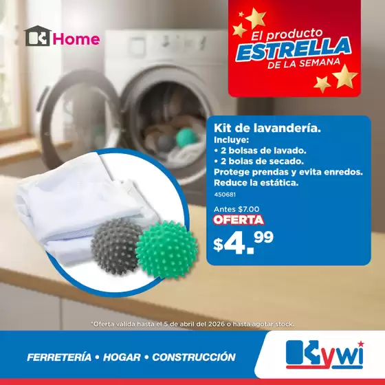 Catálogo Mega Kywi en Velasco Ibarra | Promociones actuales | 2026-03-31T00:00:00.000Z - 2026-04-05T00:00:00.000Z