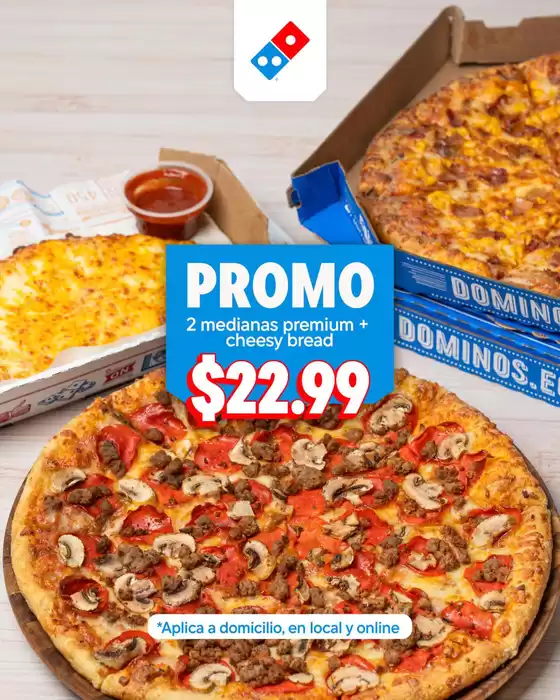 Catálogo Domino's Pizza en Daule | Promo  | 2026-04-01T00:00:00.000Z - 2026-04-25T00:00:00.000Z