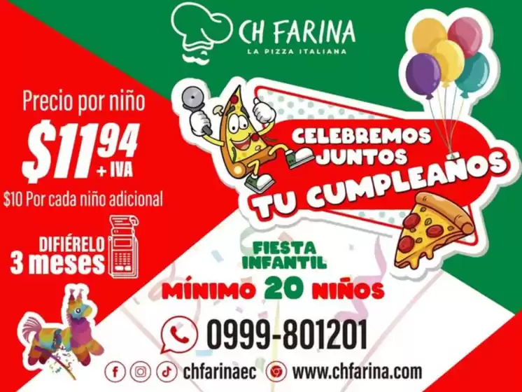 Catálogo Ch Farina en Atuntaqui | Celebremos juntos tu cumpleanos  | 2026-04-02T00:00:00.000Z - 2026-04-30T00:00:00.000Z