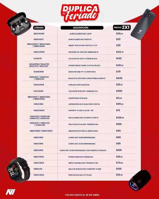 Catálogo Novicompu en Ambato | Duplica tu feriado  | 2026-04-02T00:00:00.000Z - 2026-04-30T00:00:00.000Z