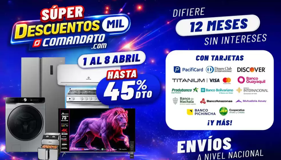 Catálogo Comandato en Ibarra | Super descuentos  | 2026-04-02T00:00:00.000Z - 2026-04-08T00:00:00.000Z