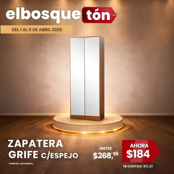 Catálogo Muebles el Bosque en Huaquillas | Ofertas principales para todos los cazadores de gangas | 2026-04-01T00:00:00.000Z - 2026-04-05T00:00:00.000Z