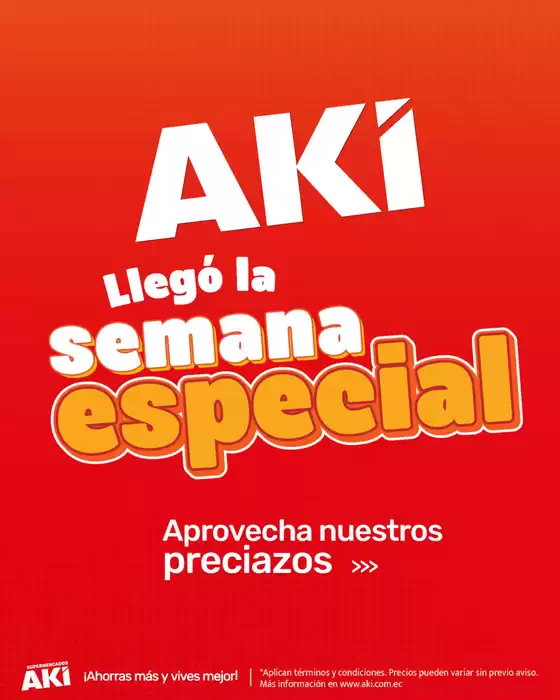 Catálogo Akí en Pujilí | Ofertas exclusivas para nuestros clientes | 2026-04-05T00:00:00.000Z - 2026-04-19T00:00:00.000Z