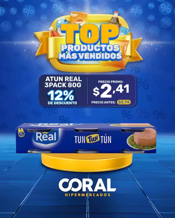 Catálogo Coral Hipermercados | Top productos mas vendidos  | 2026-04-07T00:00:00.000Z - 2026-04-30T00:00:00.000Z