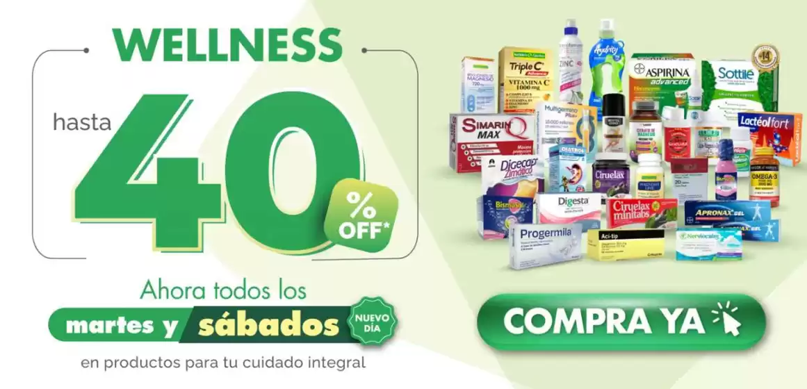 Catálogo Pharmacy's en Portoviejo | WELLNESS | 2026-04-08T00:00:00.000Z - 2026-04-30T00:00:00.000Z