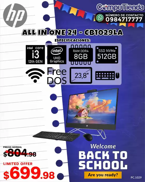 Catálogo CompuTienda en Vínces | Welcome back to school | 2026-04-09T00:00:00.000Z - 2026-04-30T00:00:00.000Z