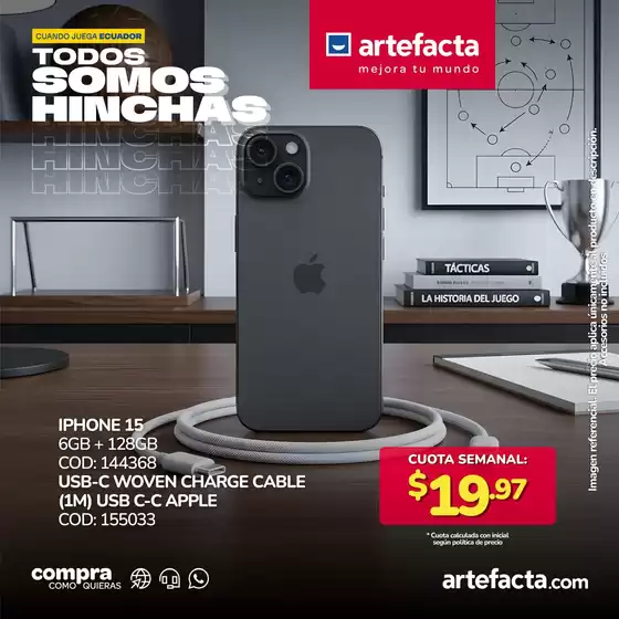 Catálogo Artefacta en Saraguro | Nuestras mejores ofertas para ti | 2026-04-10T00:00:00.000Z - 2026-04-24T00:00:00.000Z