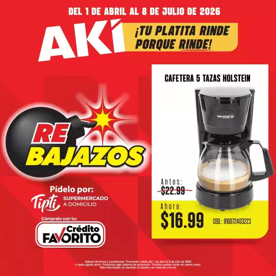 Catálogo Akí en La Troncal | Ahorra ahora con nuestras ofertas | 2026-04-01T00:00:00.000Z - 2026-07-08T00:00:00.000Z