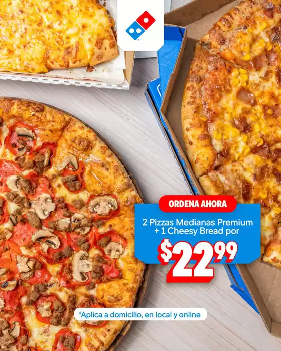 Catálogo Domino's Pizza | Ordena ahora | 2026-04-16T00:00:00.000Z - 2026-04-30T00:00:00.000Z