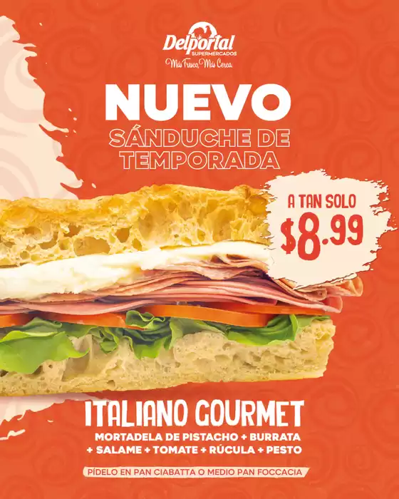 Catálogo Supermercados Delportal en La Troncal | Nuevo sanduche  | 2026-04-16T00:00:00.000Z - 2026-05-16T00:00:00.000Z