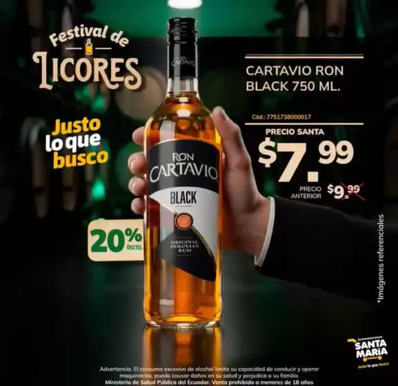 Catálogo Santa Maria en Camilo Ponce Enríquez | Festival de licores | 2026-04-17T00:00:00.000Z - 2026-04-19T00:00:00.000Z