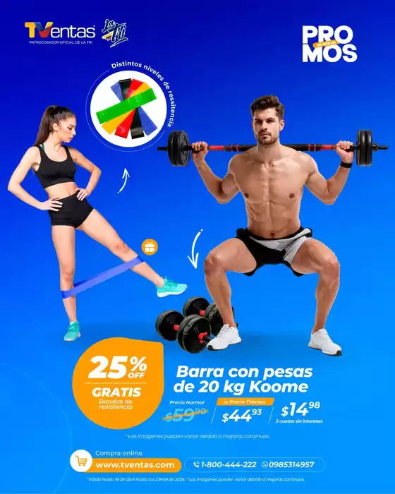 Catálogo TVentas en Tarifa | Grandes descuentos en productos seleccionados | 2026-04-17T00:00:00.000Z - 2026-05-01T00:00:00.000Z
