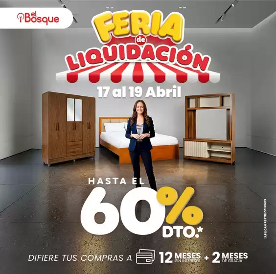 Catálogo Muebles el Bosque | Nuestras mejores gangas | 2026-04-17T00:00:00.000Z - 2026-04-19T00:00:00.000Z