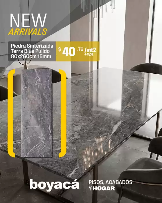Catálogo Boyacá | Piedra Sinterizada! | 2026-04-20T00:00:00.000Z - 2026-04-30T00:00:00.000Z