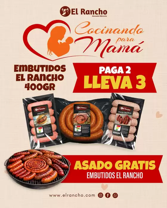 Catálogo Supermercado El Rancho en Chambo | Paga 3 lleva 3  | 2026-04-20T00:00:00.000Z - 2026-05-10T00:00:00.000Z