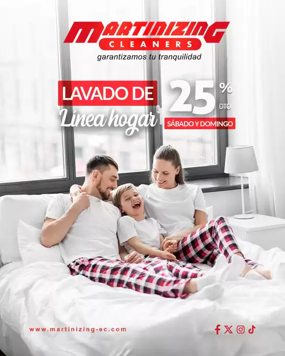 Catálogo Martinizing Dry Cleaning | Lavado de 25%dto linea hogar  | 2026-04-20T00:00:00.000Z - 2026-05-31T00:00:00.000Z