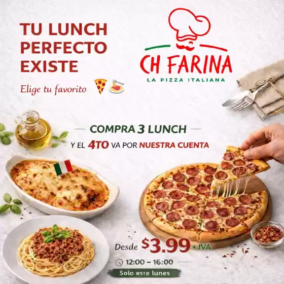 Catálogo Ch Farina | Tu lunch perfecto existe  | 2026-04-20T00:00:00.000Z - 2026-04-20T00:00:00.000Z