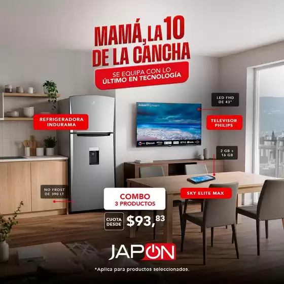 Catálogo Almacenes Japón en Isidro Ayora | Nuestras mejores ofertas para ti | 2026-04-21T00:00:00.000Z - 2026-05-05T00:00:00.000Z