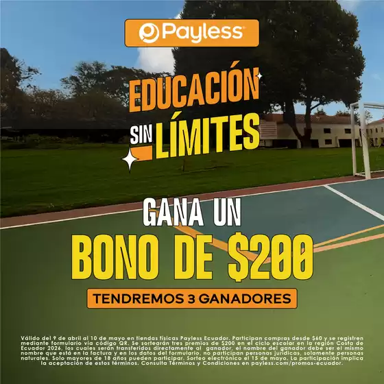 Catálogo Payless | Educacion sin limites  | 2026-04-24T00:00:00.000Z - 2026-05-10T00:00:00.000Z