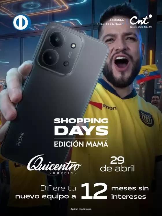 Catálogo CNT en Sangolquí | Shopping Days Edicion Mama  | 2026-04-27T00:00:00.000Z - 2026-04-29T00:00:00.000Z