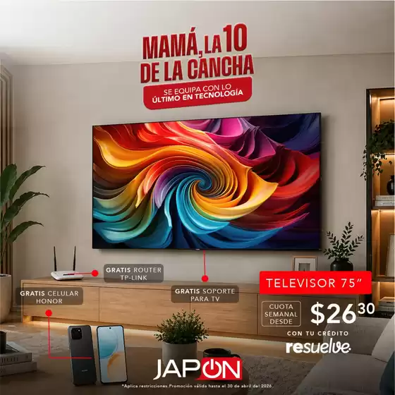 Catálogo Almacenes Japón en Guayllabamba | Mama la 10 de la cancha  | 2026-04-27T00:00:00.000Z - 2026-04-30T00:00:00.000Z