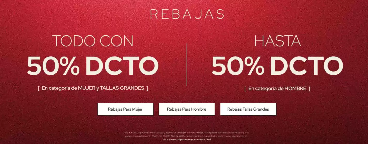Catálogo Pat Primo en Ibarra | Rebajas  | 2026-04-28T00:00:00.000Z - 2026-04-30T00:00:00.000Z