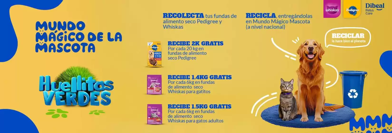 Catálogo Mundo Mágico de la Mascota en Alóag | Huellitos Verdes | 2026-04-29T00:00:00.000Z - 2026-05-31T00:00:00.000Z