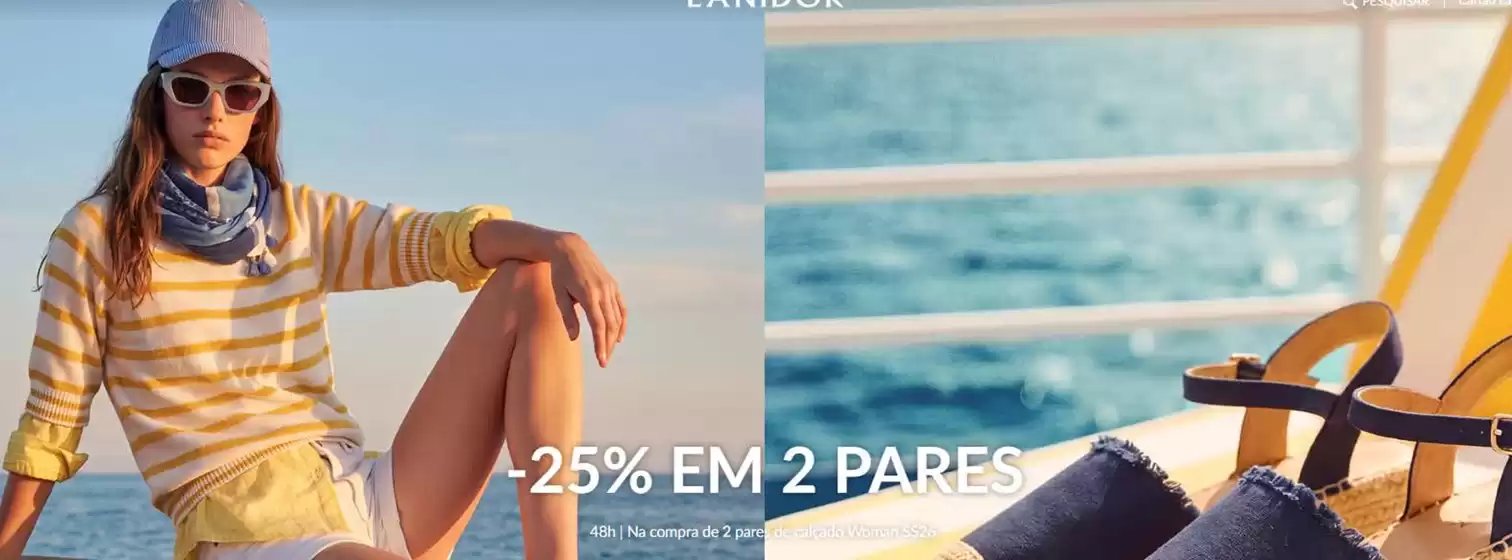 Catálogo Lanidor | -25% em 2 pares | 2026-05-05T00:00:00.000Z - 2026-05-06T00:00:00.000Z
