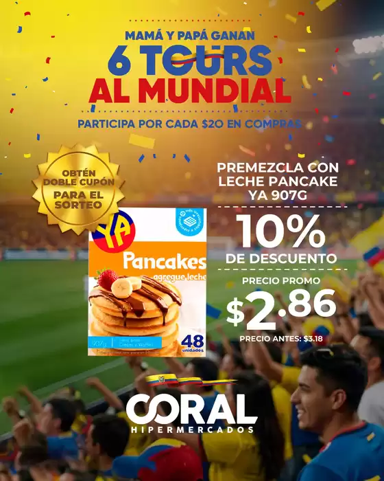 Catálogo Coral Hipermercados | 6 tours al mundial | 2026-05-13T00:00:00.000Z - 2026-05-31T00:00:00.000Z