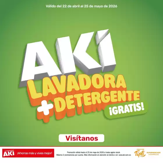 Catálogo Akí | Ofertas para cazadores de gangas | 2026-04-22T00:00:00.000Z - 2026-05-25T00:00:00.000Z