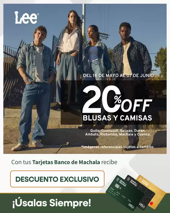 Catálogo Banco de Machala en Balzar | 20%off con banco de machala  | 2026-05-18T00:00:00.000Z - 2026-06-07T00:00:00.000Z