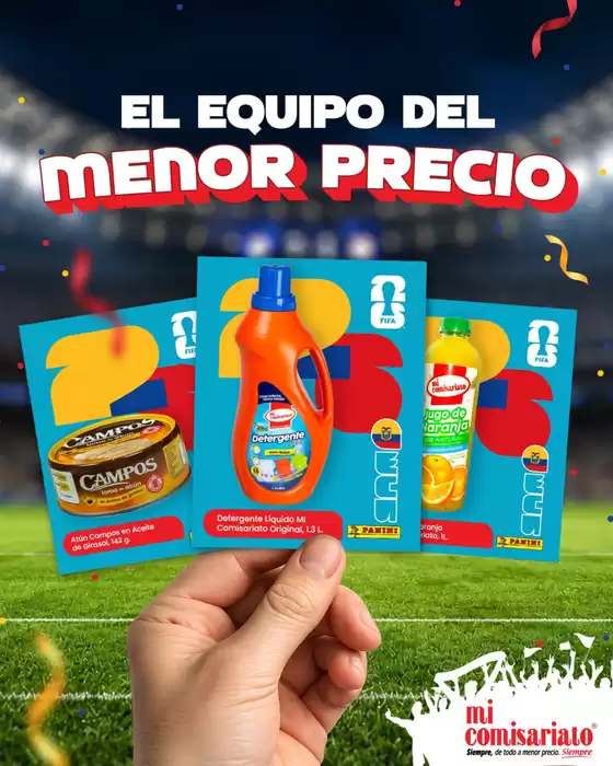 Catálogo Mi Comisariato | El euipo del menor precio | 2026-05-19T00:00:00.000Z - 2026-05-31T00:00:00.000Z