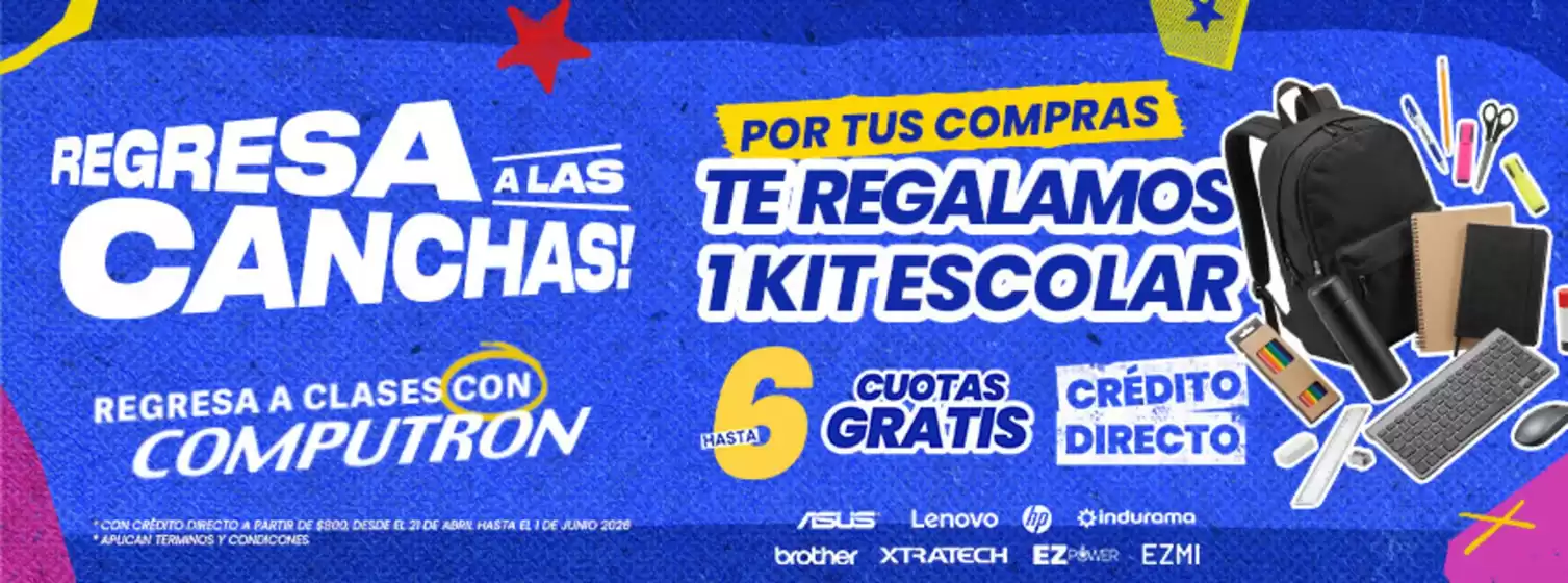 Catálogo Computron en Santa Isabel | Ofertas para cazadores de gangas | 2026-04-21T00:00:00.000Z - 2026-06-01T00:00:00.000Z