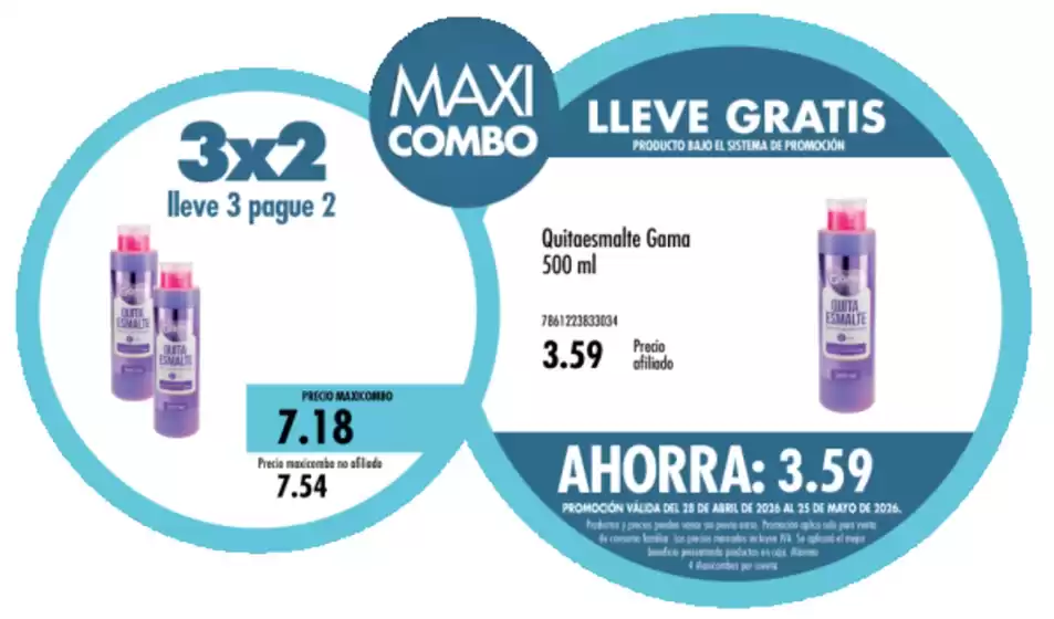 Catálogo Supermaxi en Pasaje Canton | Supermaxi 3x2 | 2026-04-28T00:00:00.000Z - 2026-05-25T00:00:00.000Z