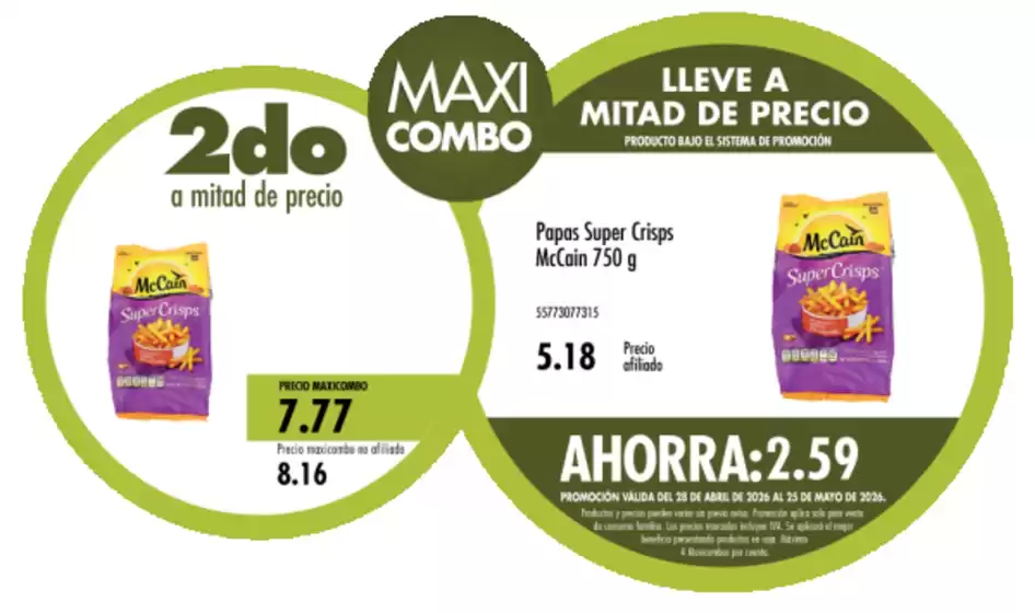 Catálogo Supermaxi en Pasaje Canton | Supermaxi 2do a mitad de precio | 2026-04-28T00:00:00.000Z - 2026-05-25T00:00:00.000Z