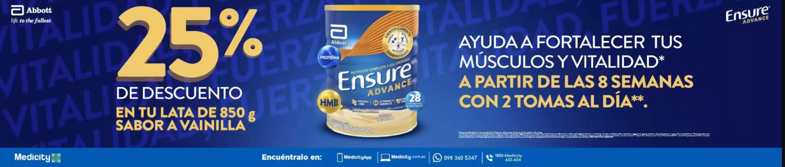 Catálogo Farmacias Medicity en Riobamba | 25% de descuento en tu lata | 2026-05-25T00:00:00.000Z - 2026-05-31T00:00:00.000Z